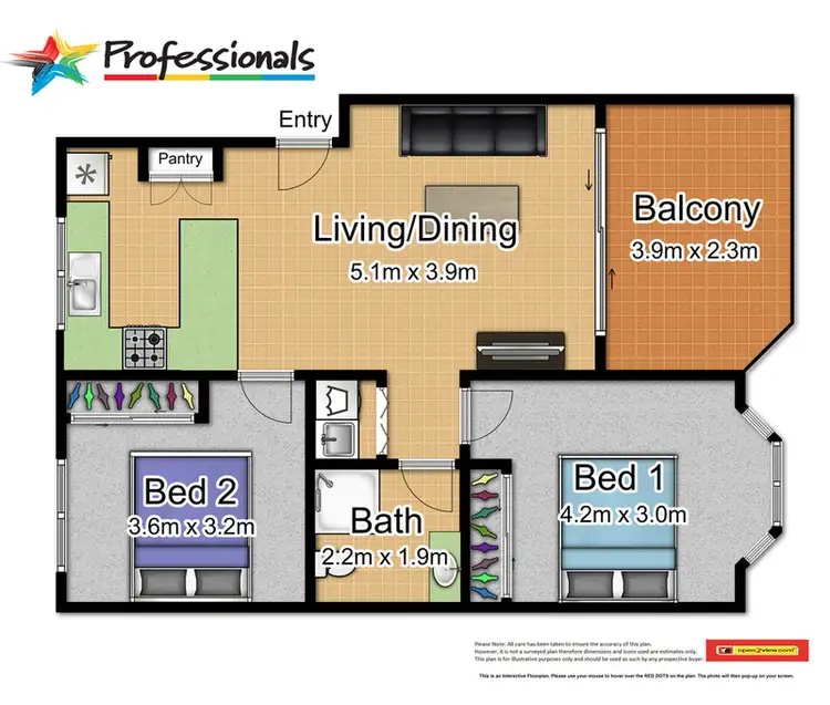Floorplan of Homely unit listing, 16/20 Pioneer Street, Manoora QLD 4870