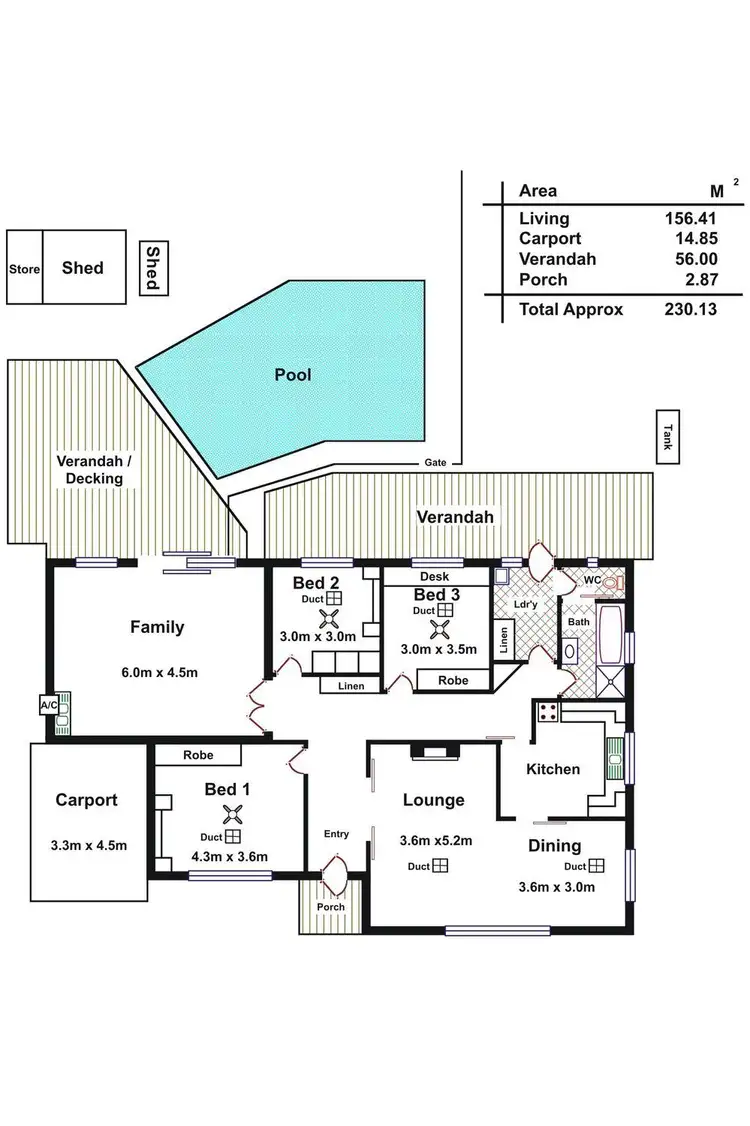 Floorplan of Homely house listing, 7 Lynly Crescent, Rostrevor SA 5073