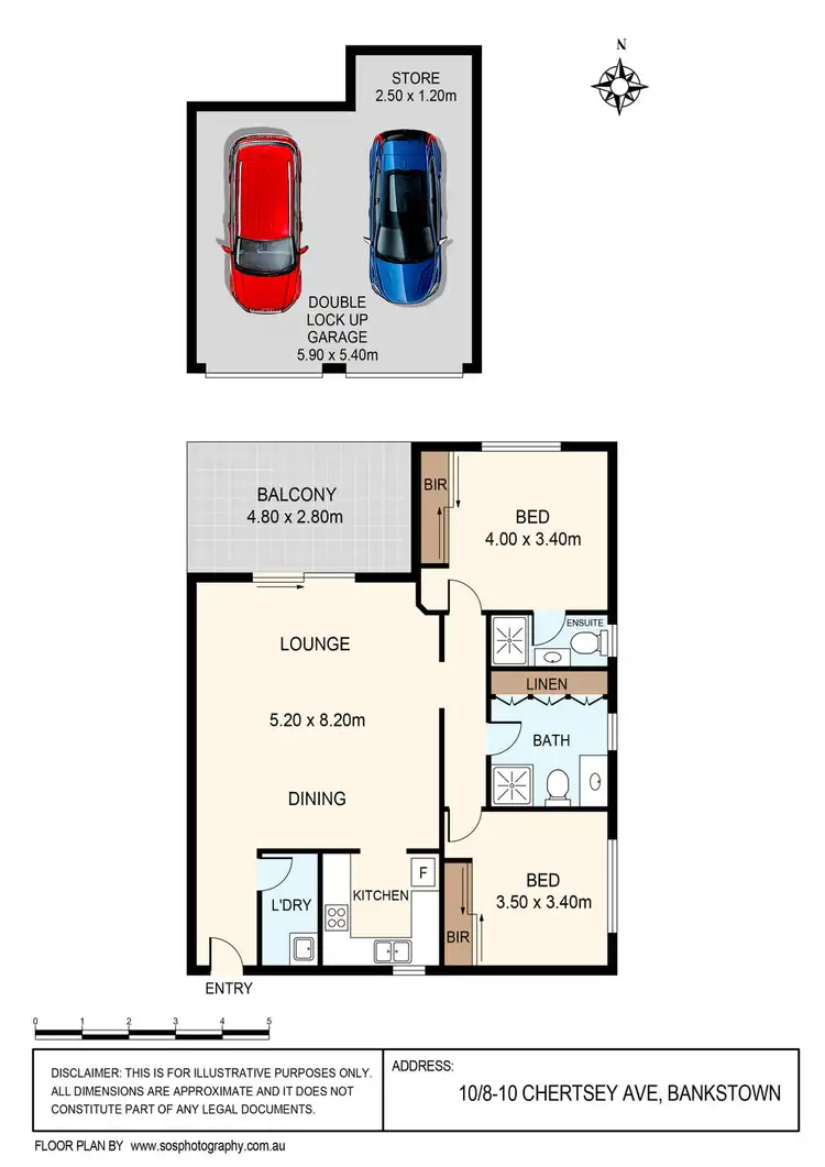 Floorplan of Homely unit listing, 10/8-10 Chertsey Avenue, Bankstown NSW 2200