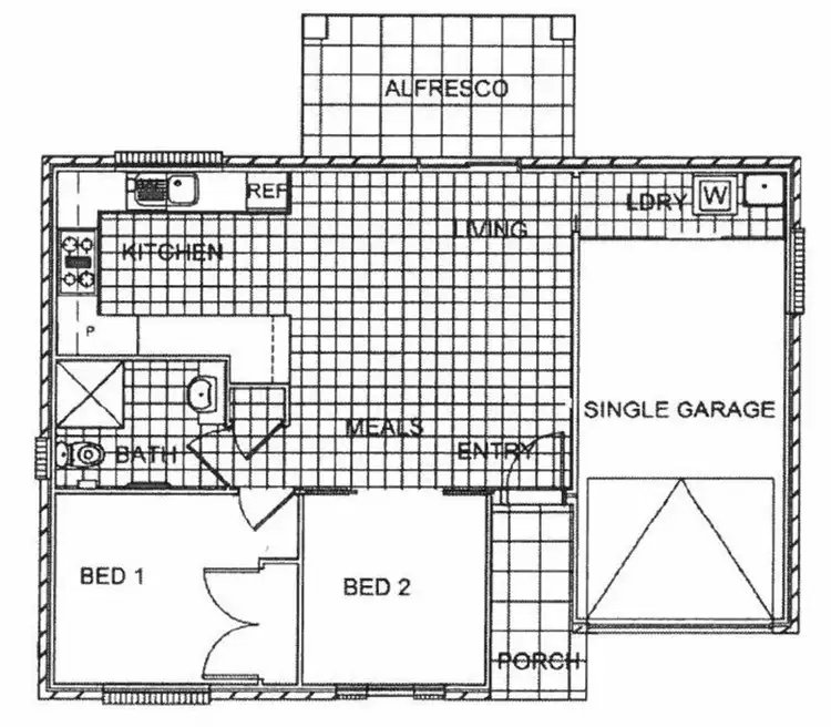 Floorplan of Homely unit listing, 4 Candlebark Close & 2 Flannel Flower Ave, West Nowra NSW 2541