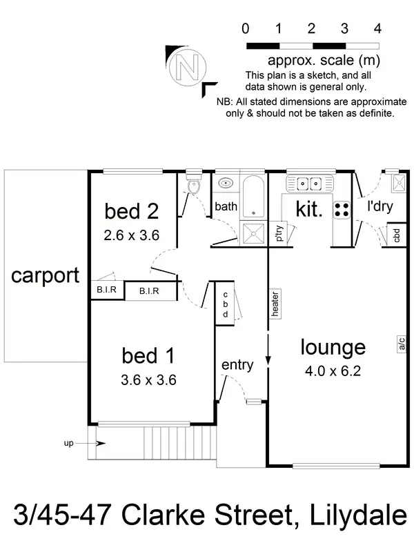 Floorplan of Homely house listing, 3/45-47 Clarke Street, Lilydale VIC 3140