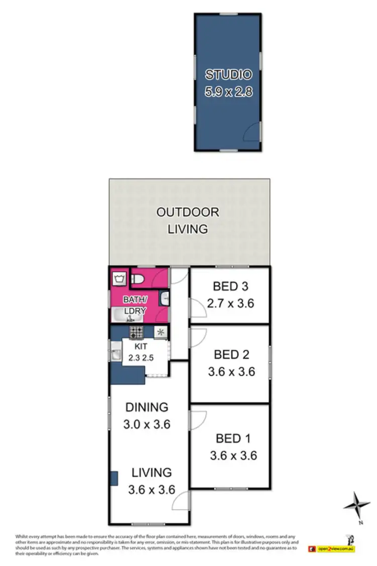 Floorplan of Homely house listing, 21 Monmouth Street, Newport VIC 3015