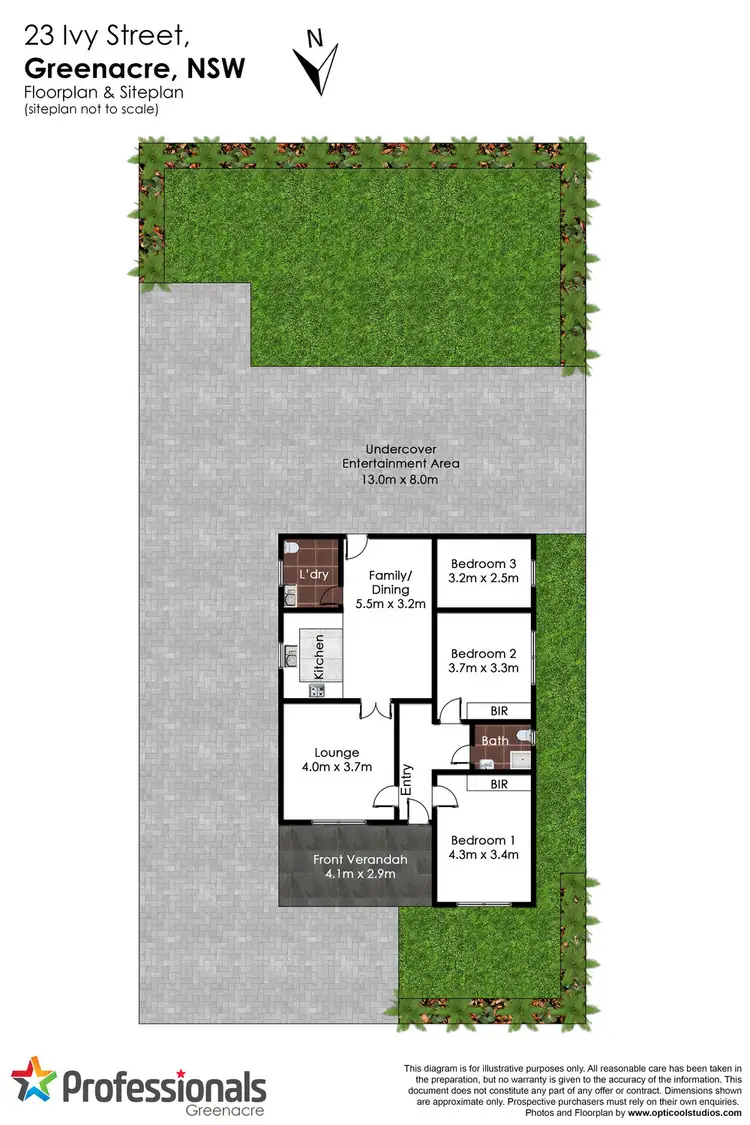 Floorplan of Homely house listing, 23 Ivy Street, Greenacre NSW 2190