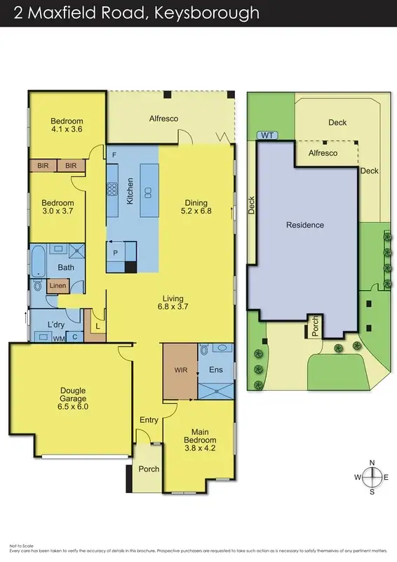 Floorplan of Homely house listing, 2 Maxfield Road, Keysborough VIC 3173