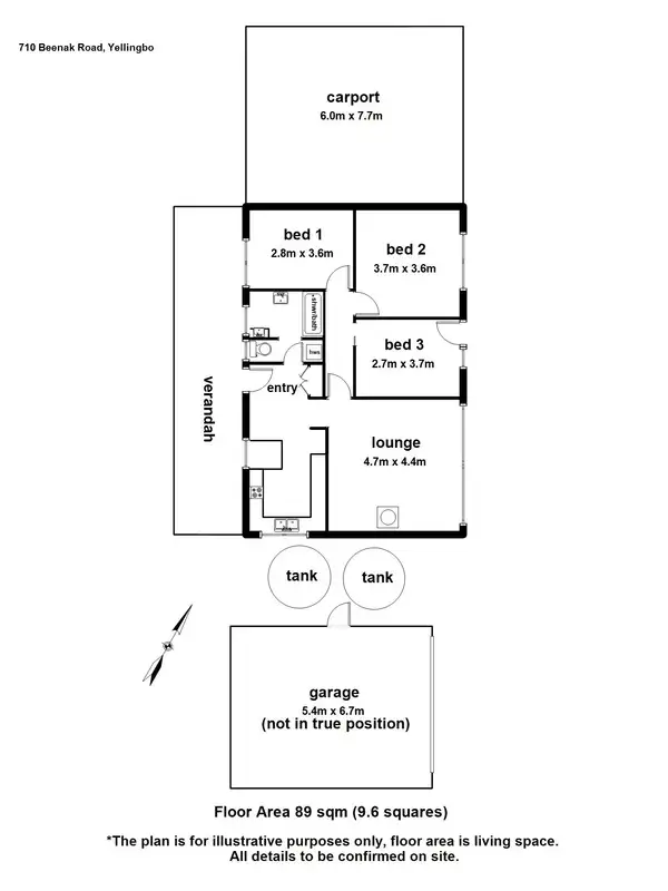 Floorplan of Homely house listing, 710 Beenak Road, Yellingbo VIC 3139