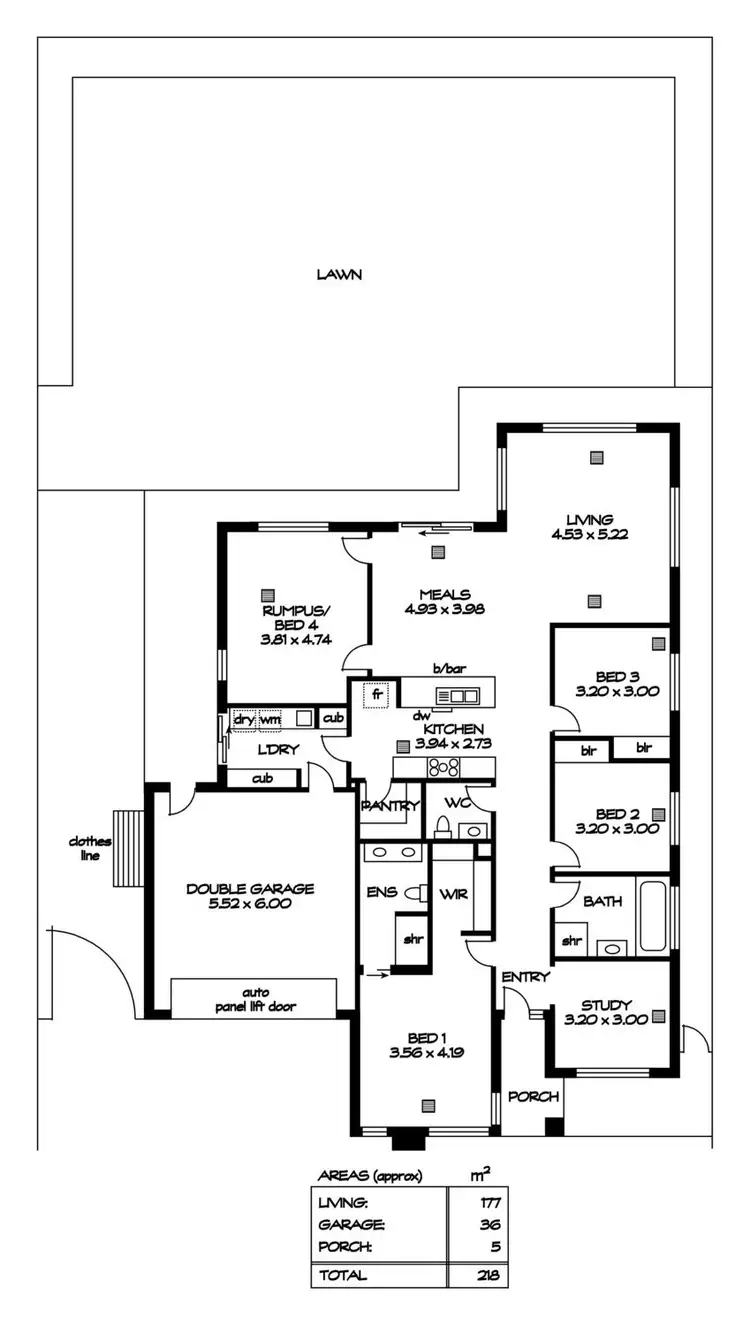 Floorplan of Homely house listing, 15 Xavier Place, Parafield Gardens SA 5107