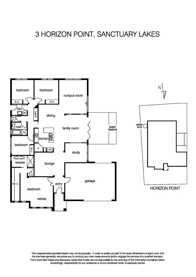 Floorplan of Homely house listing, 3 Horizon Point, Sanctuary Lakes VIC 3030