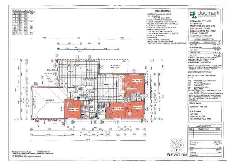 Floorplan of Homely house listing, 4 Bignonia Close, Heathwood QLD 4110