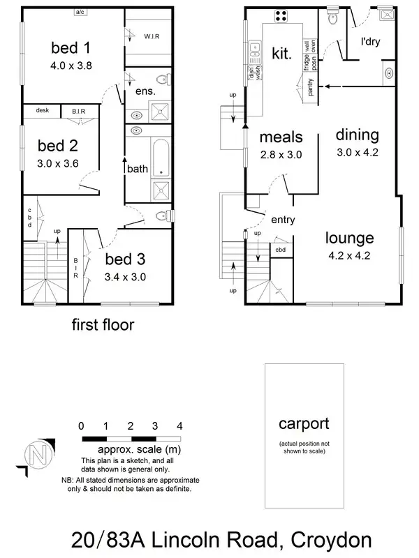 Floorplan of Homely unit listing, 20/83a Lincoln Road, Croydon VIC 3136
