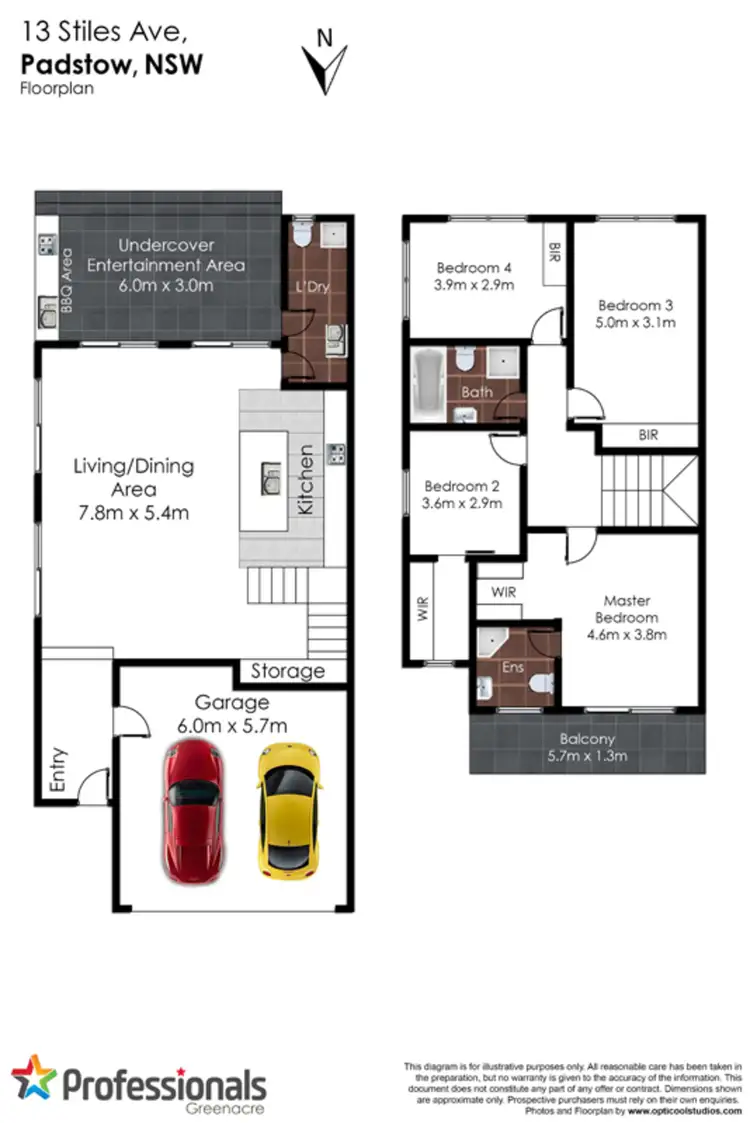 Floorplan of Homely house listing, 13 Stiles Avenue, Padstow NSW 2211