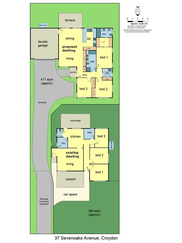 Floorplan of Homely house listing, 37 Sevenoaks Avenue, Croydon VIC 3136