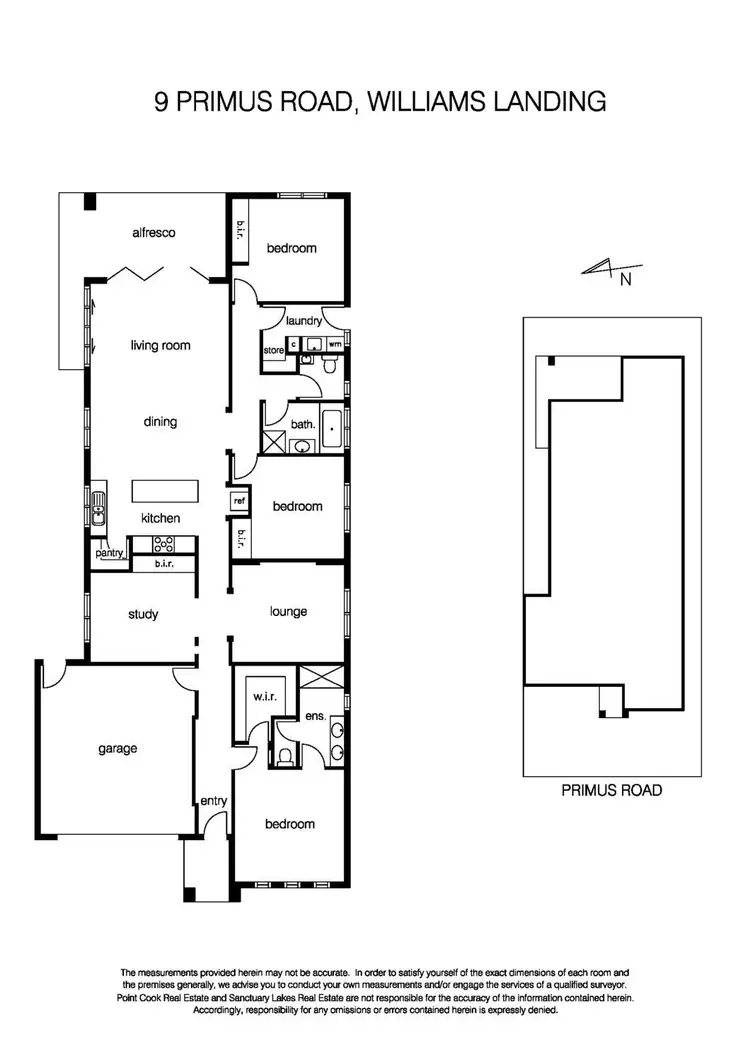 Floorplan of Homely house listing, 9 Primus Road, Williams Landing VIC 3027