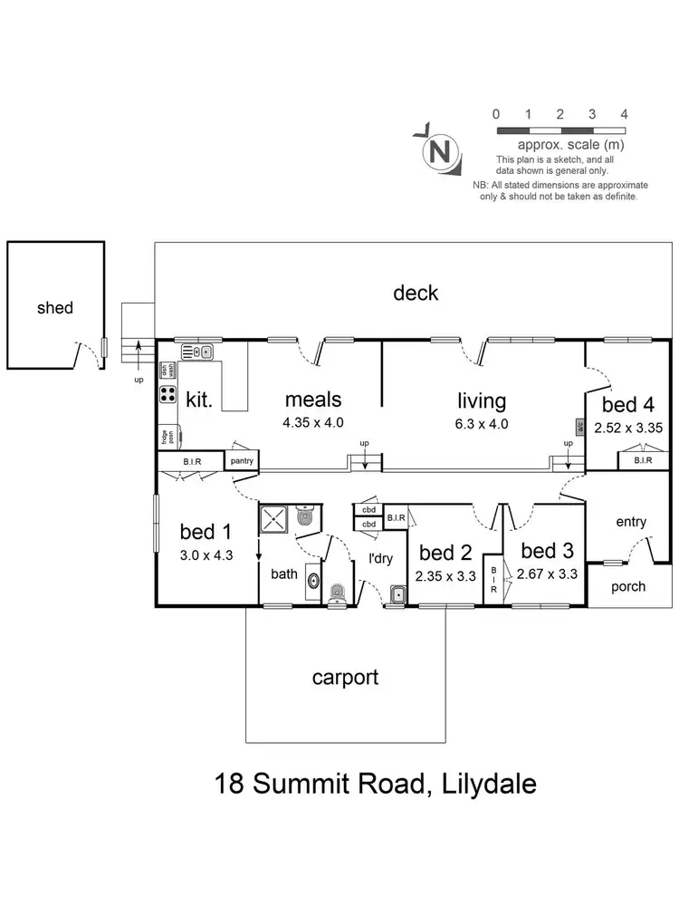 Floorplan of Homely house listing, 18 Summit Road, Lilydale VIC 3140