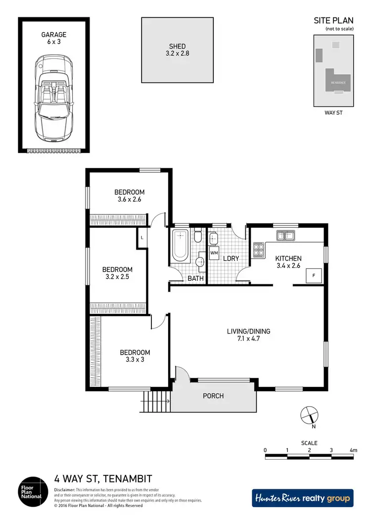 Floorplan of Homely house listing, 4 Way Street, Tenambit NSW 2323