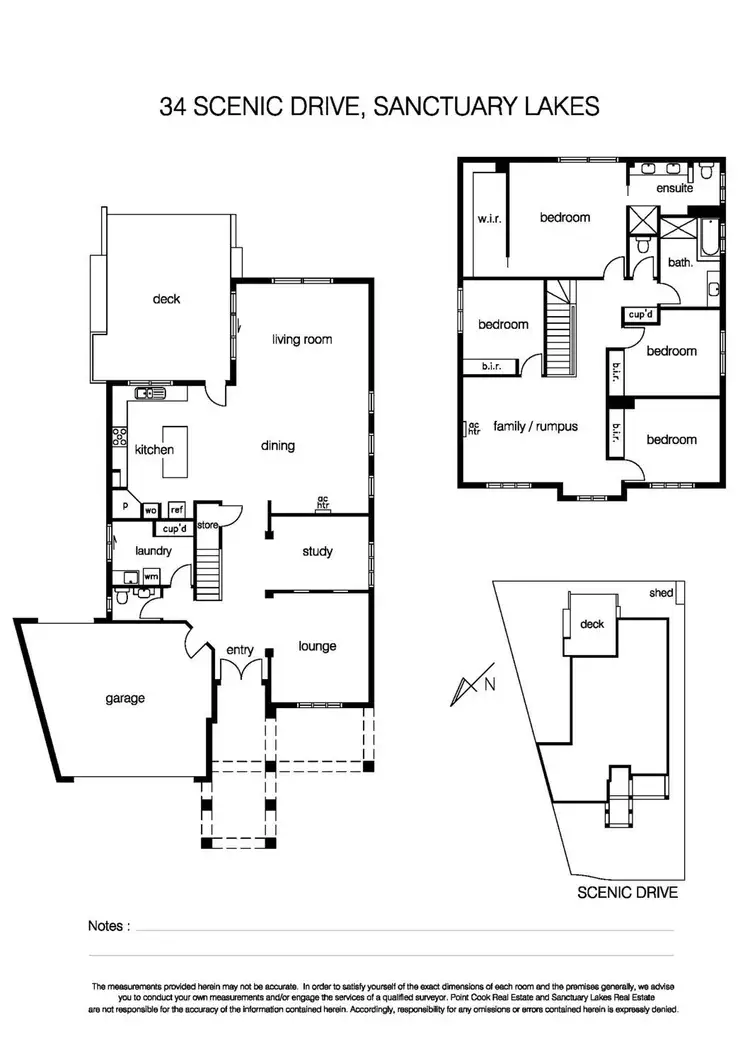 Floorplan of Homely house listing, 34 Scenic Drive, Sanctuary Lakes VIC 3030