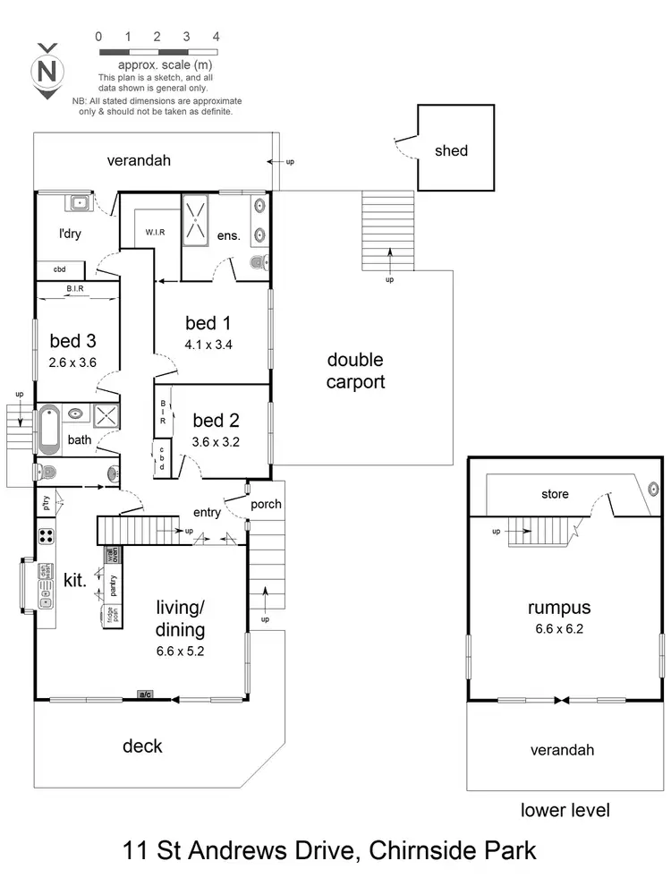 Floorplan of Homely house listing, 11 St Andrews Drive, Chirnside Park VIC 3116