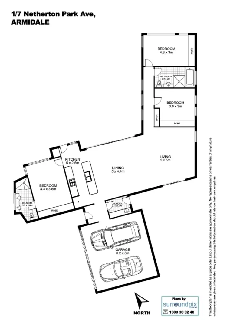 Floorplan of Homely townhouse listing, 1/7 Netherton Park Avenue, Armidale NSW 2350