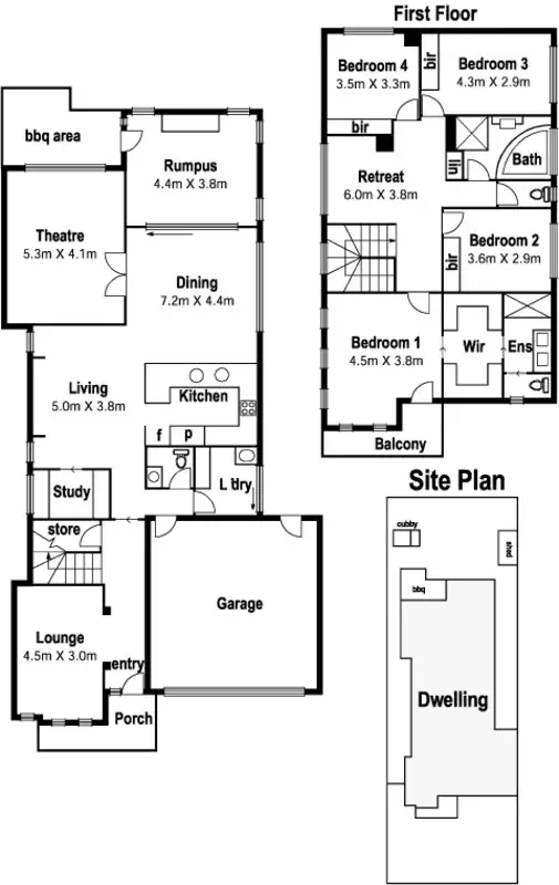 Floorplan of Homely house listing, 4 Penrose Mews, Hillside VIC 3037