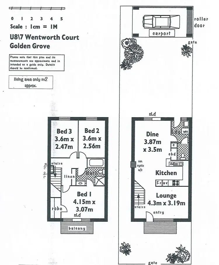 Floorplan of Homely house listing, 8/7 Wentworth Court, Golden Grove SA 5125