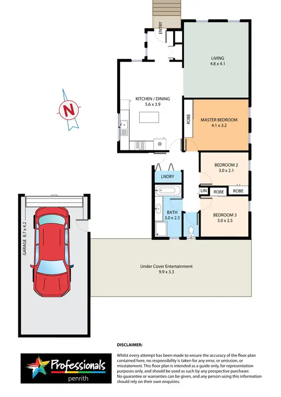 Floorplan of Homely house listing, 14 Hilltop Road, Penrith NSW 2750