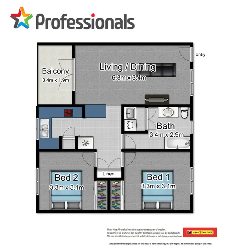 Floorplan of Homely unit listing, 6/3 Springfield Crescent, Manoora QLD 4870