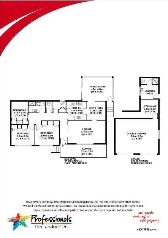 Floorplan of Homely house listing, Address available on request