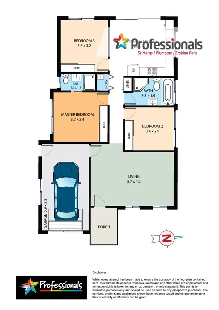 Floorplan of Homely house listing, 1 Dennis Street, Colyton NSW 2760