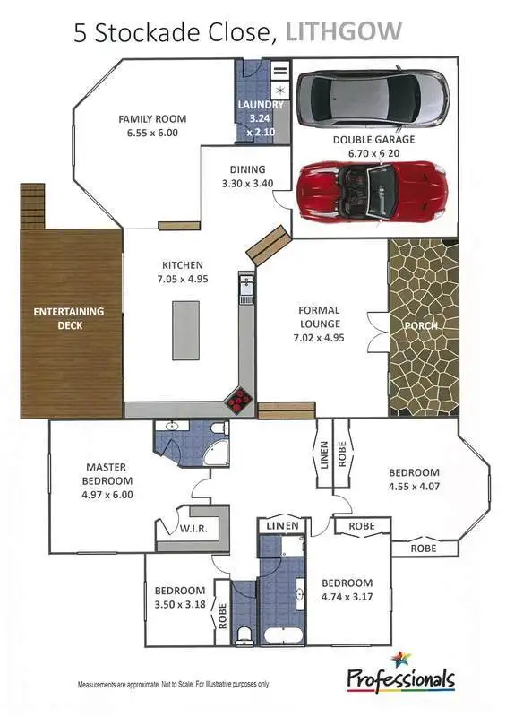 Floorplan of Homely house listing, 5 Stockade Close, Lithgow NSW 2790