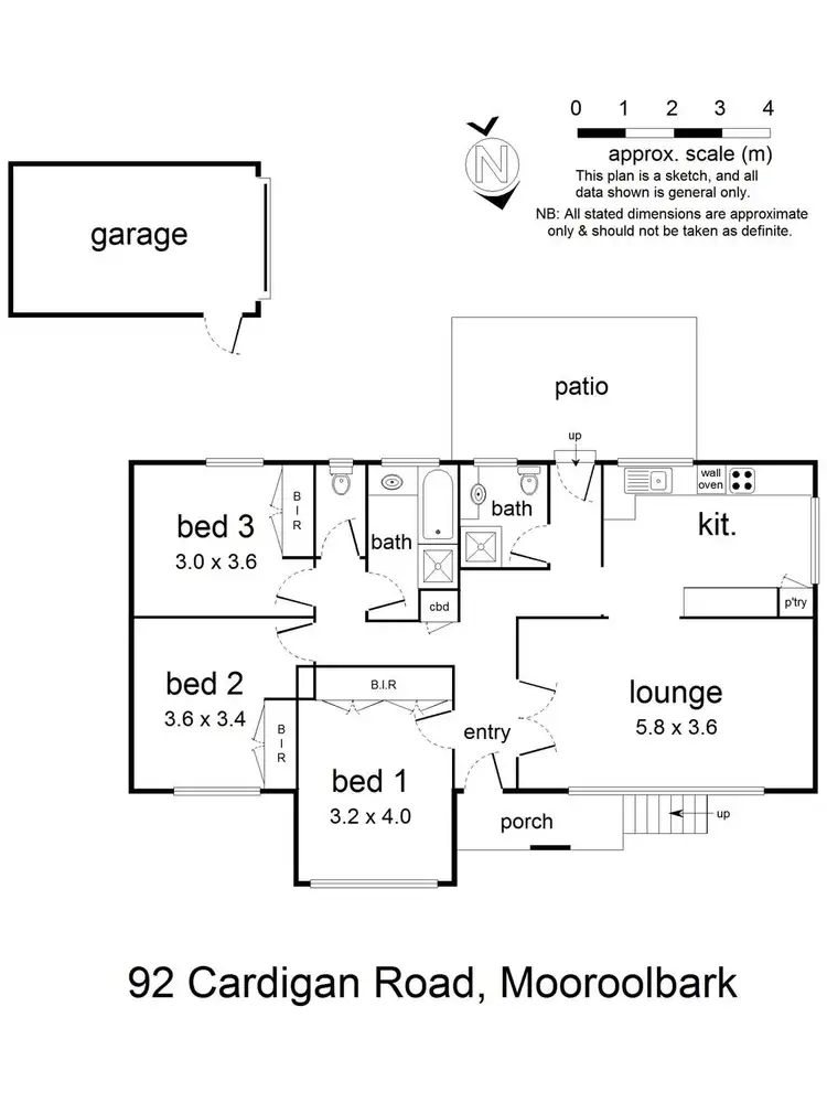 Floorplan of Homely house listing, 92 Cardigan Road, Mooroolbark VIC 3138