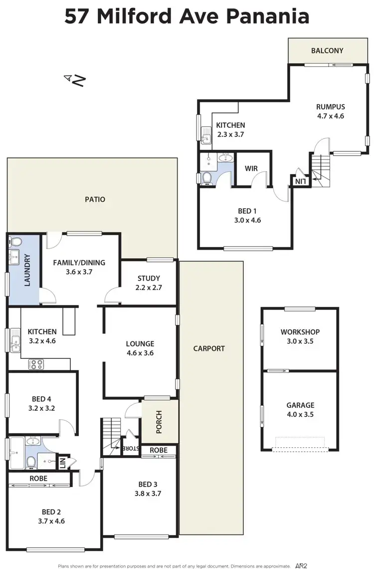 Floorplan of Homely house listing, 57 Milford Avenue, Panania NSW 2213