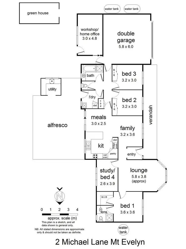 Floorplan of Homely house listing, 2 Michael Lane, Mount Evelyn VIC 3796