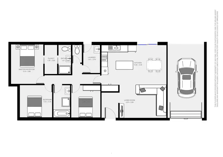 Floorplan of Homely house listing, Unit 1/41 Leicester Street, Mildura VIC 3500
