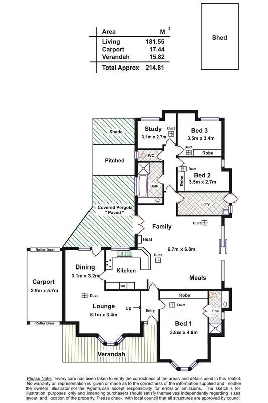Floorplan of Homely house listing, 52 Burnbank Grove, Athelstone SA 5076