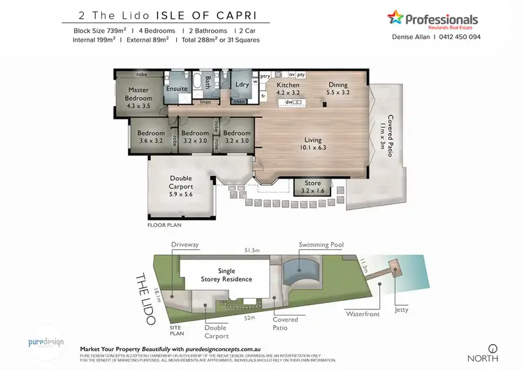 Floorplan of Homely house listing, 2 The Lido, Isle Of Capri QLD 4217