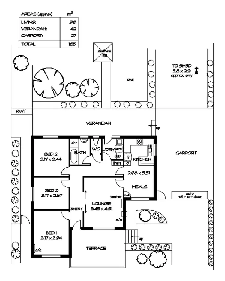 Floorplan of Homely house listing, 12 McRae Avenue, Windsor Gardens SA 5087