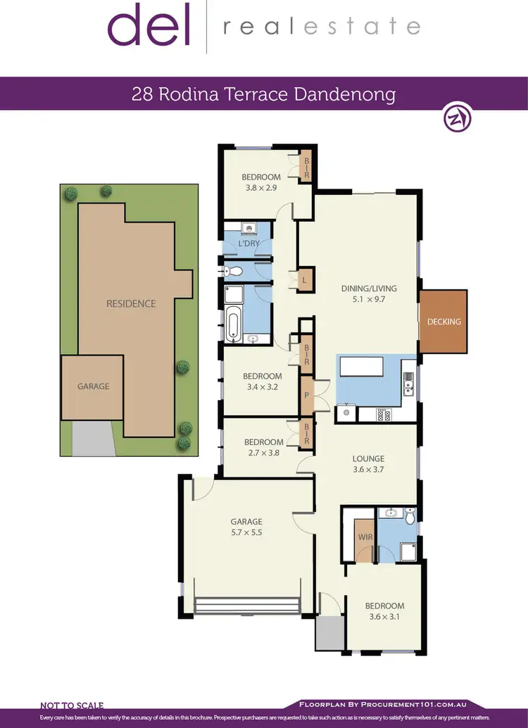 Floorplan of Homely house listing, 28 Rodina Terrace, Dandenong VIC 3175
