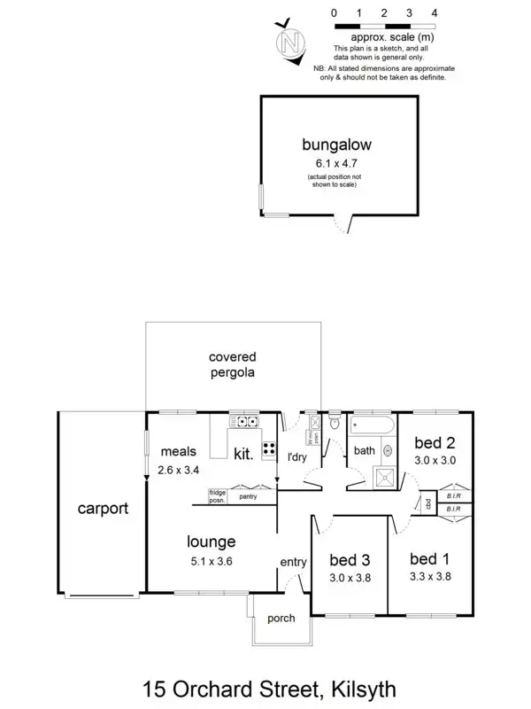 Floorplan of Homely house listing, 15 Orchard Street, Kilsyth VIC 3137