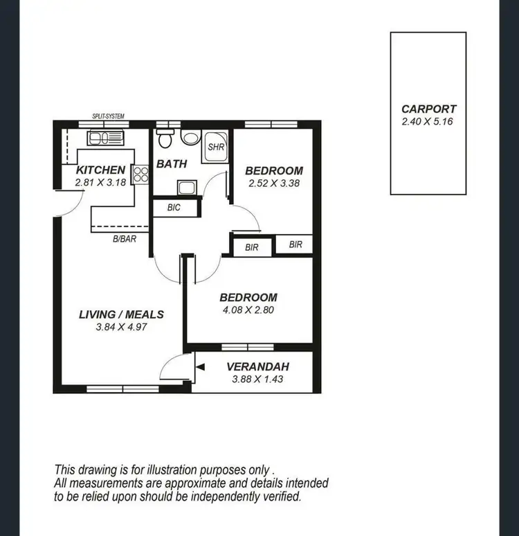 Floorplan of Homely unit listing, 17/4 Collyer Court, Linden Park SA 5065