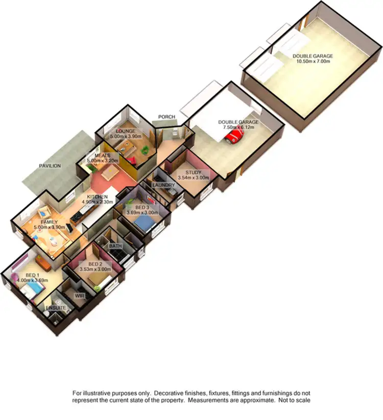Floorplan of Homely house listing, 67 Brewer Drive, Wodonga VIC 3690