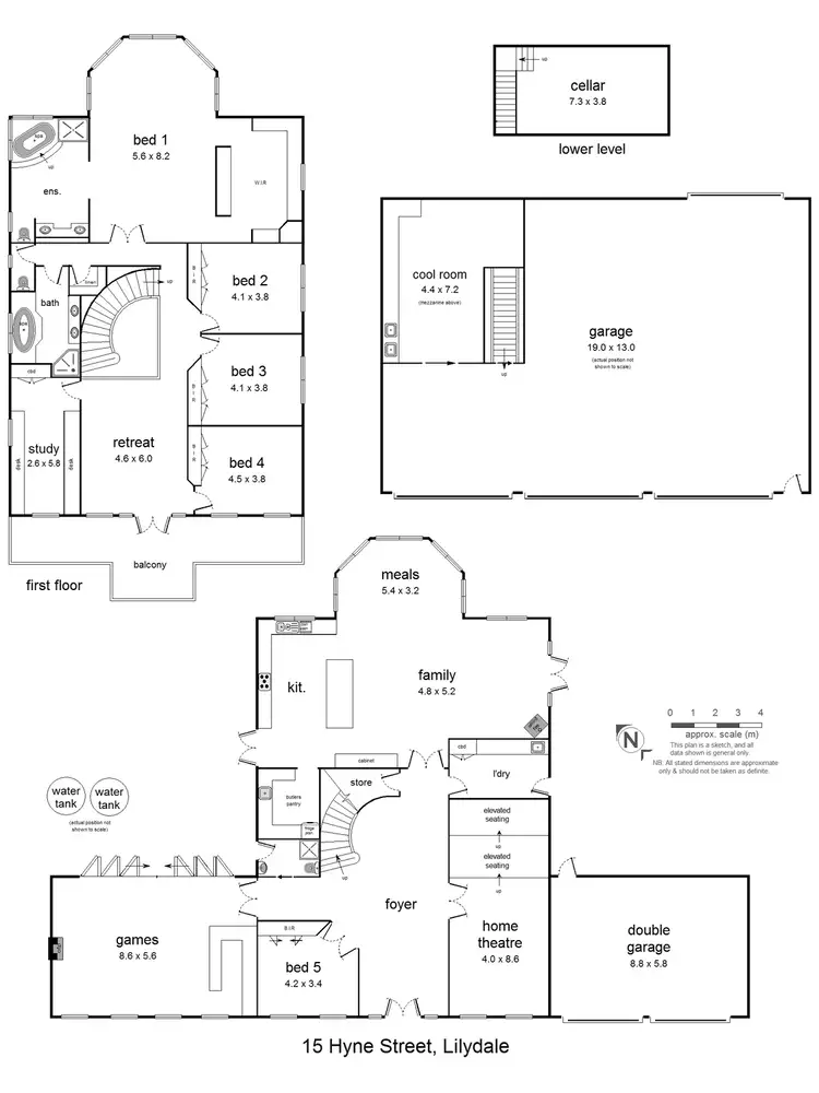 Floorplan of Homely house listing, 15 Hyne Street, Lilydale VIC 3140