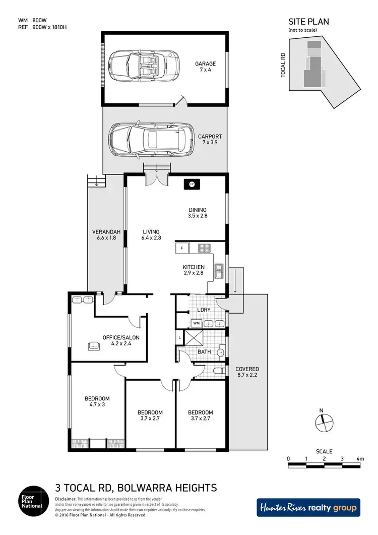 Floorplan of Homely house listing, 3 Tocal Road, Bolwarra Heights NSW 2320
