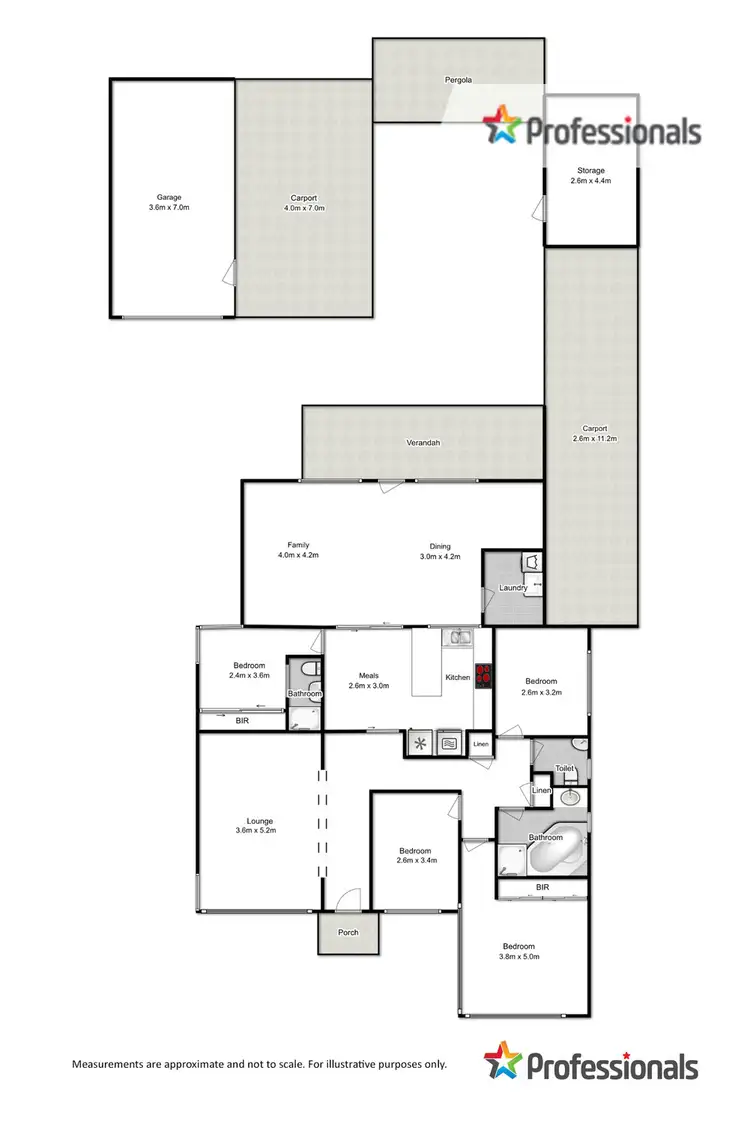 Floorplan of Homely house listing, 44 Hillview Parade, Lurnea NSW 2170