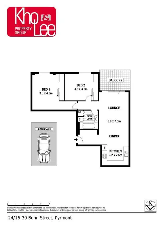 Floorplan of Homely apartment listing, 24/16-30 Bunn Street, Pyrmont NSW 2009