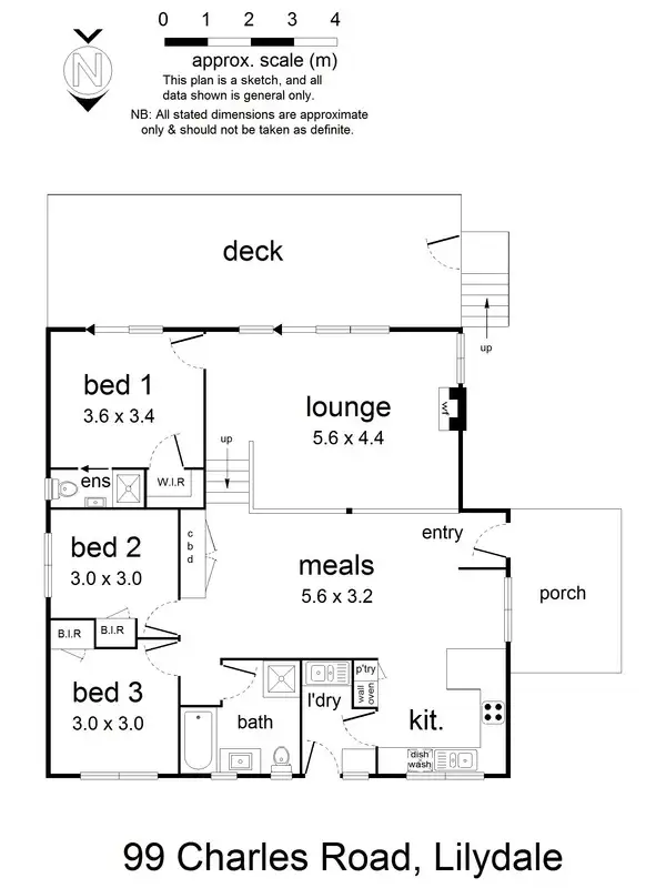 Floorplan of Homely house listing, 99 Charles Road, Lilydale VIC 3140
