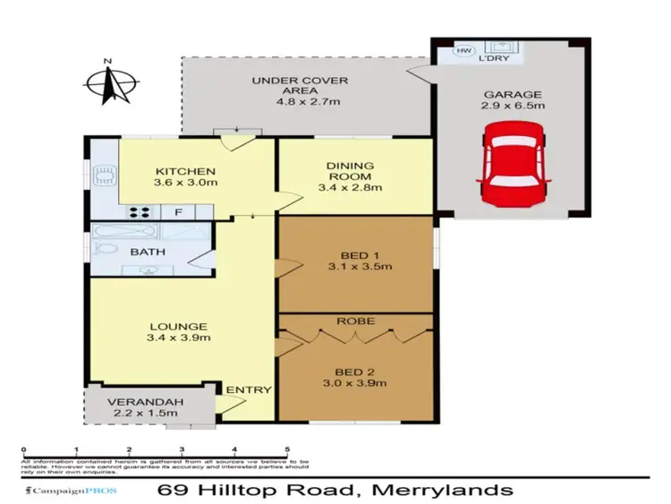 Floorplan of Homely house listing, 69 Hilltop Road, Merrylands NSW 2160