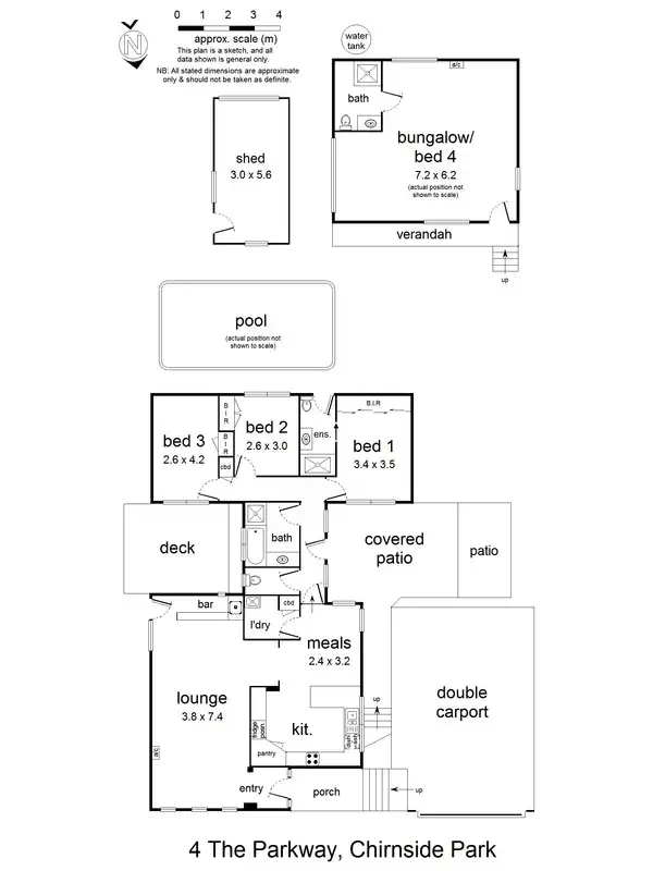 Floorplan of Homely house listing, 4 The Parkway, Chirnside Park VIC 3116