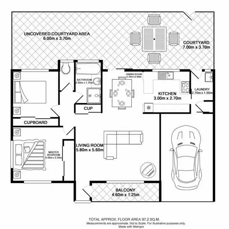 Floorplan of Homely villa listing, 33/136 Cherry Street, Ballina NSW 2478