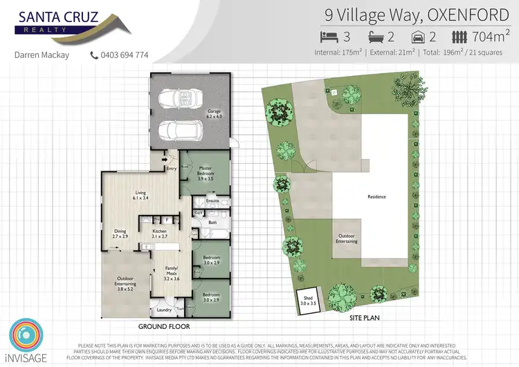 Floorplan of Homely house listing, 9 Village Way, Oxenford QLD 4210