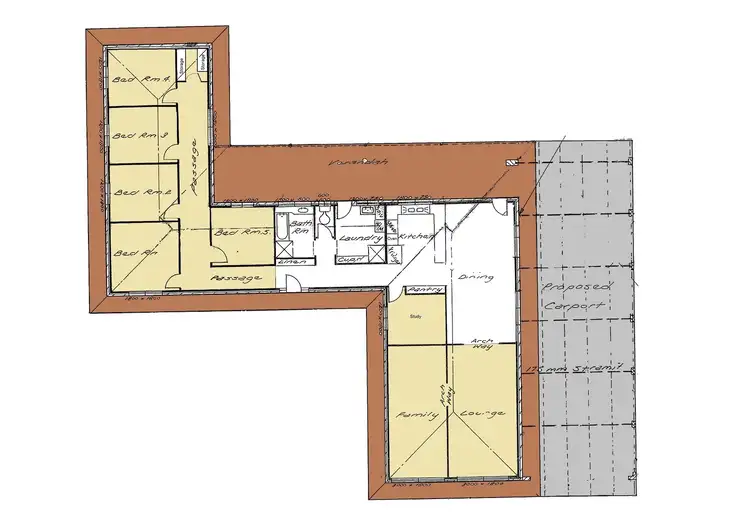 Floorplan of Homely rural property listing, 4 Tulloch Road, Red Cliffs VIC 3496