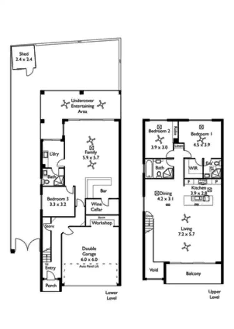 Floorplan of Homely house listing, 331A Lady Gowrie Dr, Taperoo (Adj Nth Haven and Larg North), Taperoo SA 5017